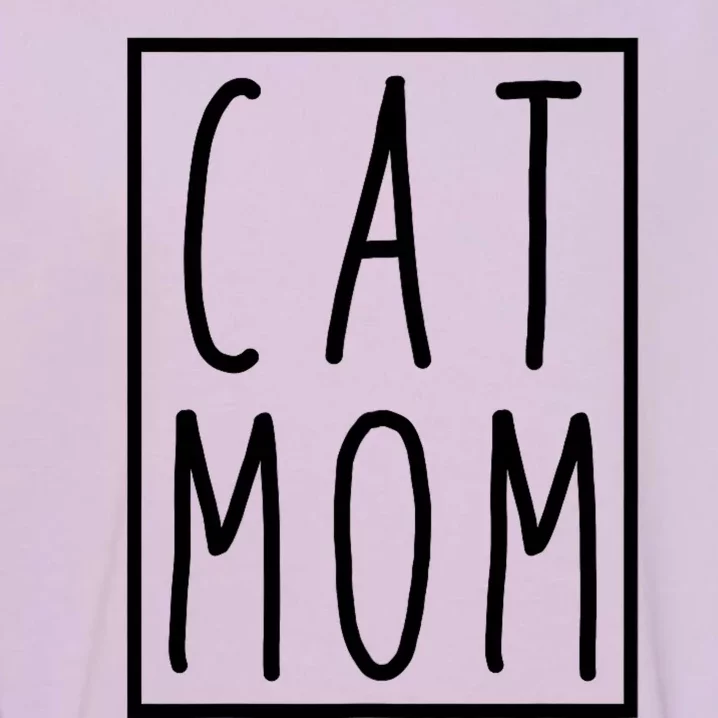 Cat Mom Mothers Day Cat Mother Garment-Dyed Sweatshirt