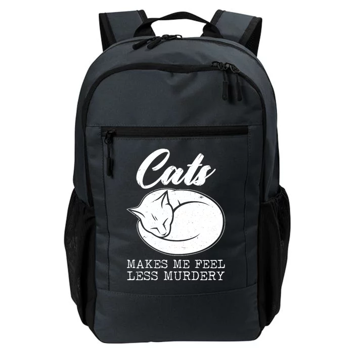 Cats Makes Me Feel Less Murdery Daily Commute Backpack