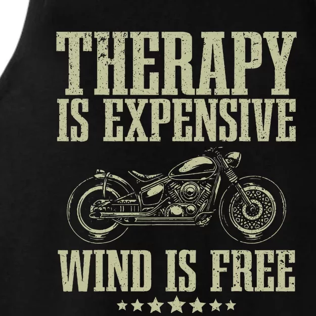 Cool Motorcycle Motorcycle Lovers Bike Rider Ladies Tri-Blend Wicking Tank