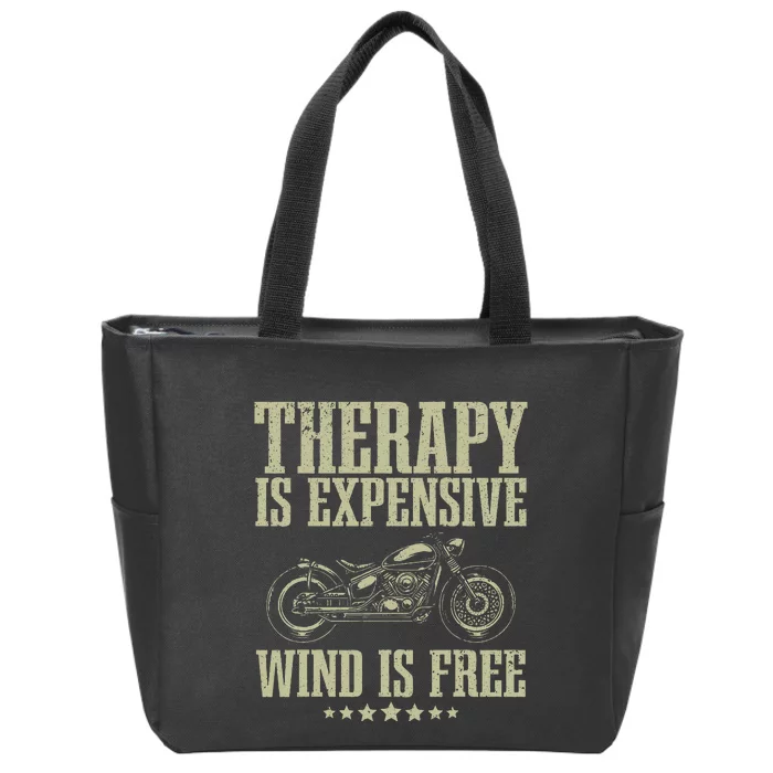 Cool Motorcycle Motorcycle Lovers Bike Rider Zip Tote Bag