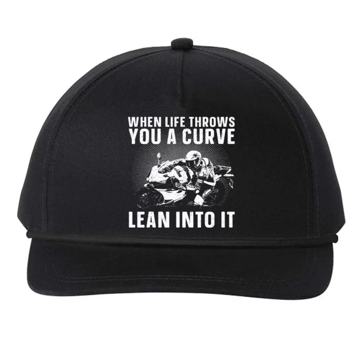 Cool Motorcycle Motor Cycle Rider Biker Snapback Five-Panel Rope Hat