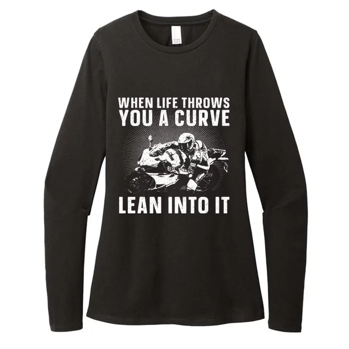 Cool Motorcycle Motor Cycle Rider Biker Womens CVC Long Sleeve Shirt