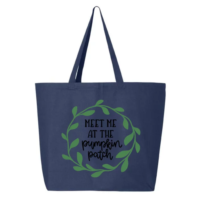 Cute Meet Me At The Pumpkin Patch Thanksgiving Fall Autumn Great Gift 25L Jumbo Tote