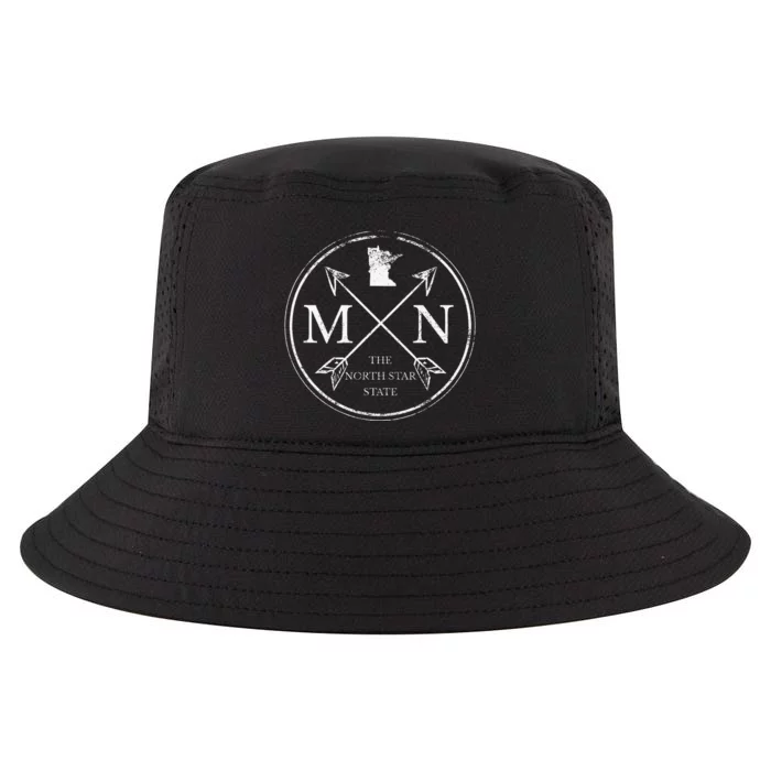 Cute Minnesota Mn The North Star State Cool Comfort Performance Bucket Hat