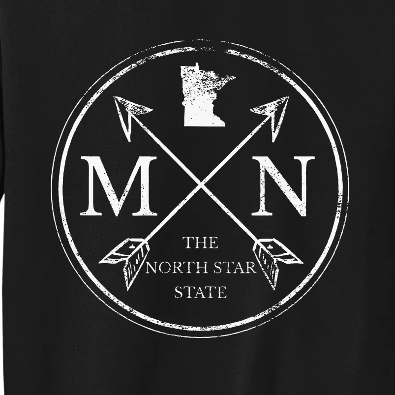 Cute Minnesota Mn The North Star State Tall Sweatshirt