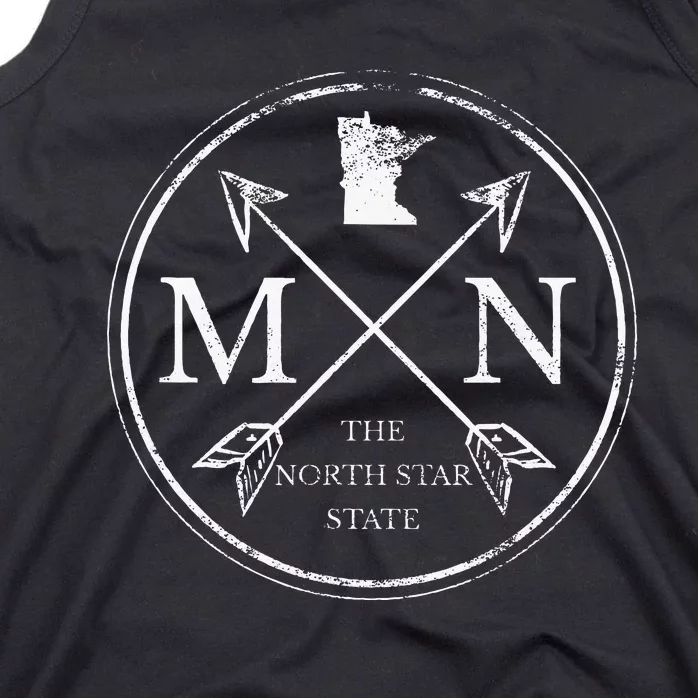 Cute Minnesota Mn The North Star State Tank Top