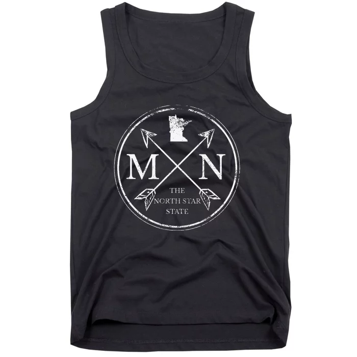 Cute Minnesota Mn The North Star State Tank Top