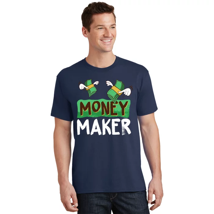 Classic Money Maker Rich Man Rules Dollars Business Gift T-Shirt