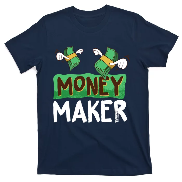 Classic Money Maker Rich Man Rules Dollars Business Gift T-Shirt