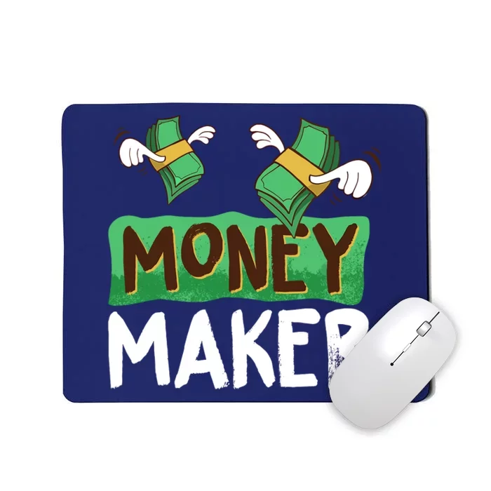 Classic Money Maker Rich Man Rules Dollars Business Gift Mousepad