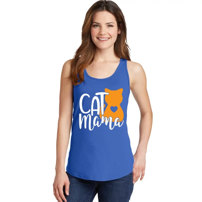 Cat Mama Meaningful Gift Ladies Essential Tank