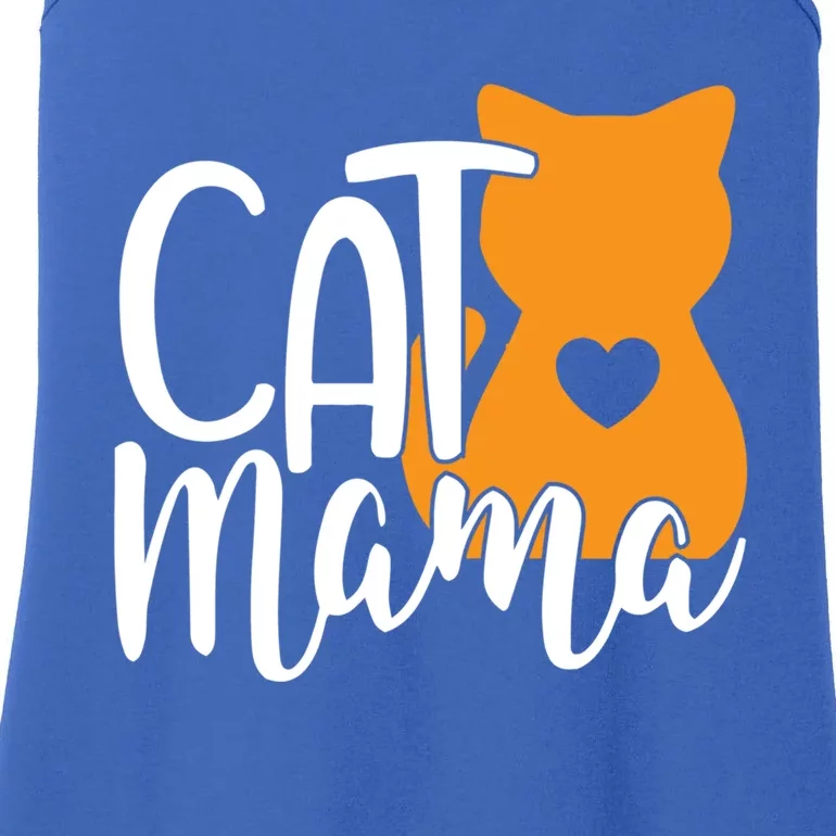 Cat Mama Meaningful Gift Ladies Essential Tank