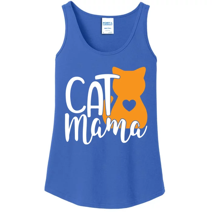 Cat Mama Meaningful Gift Ladies Essential Tank