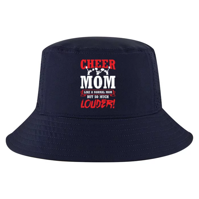 Cheer Mom Much Louder Cheerleading Cheerleader Gift Cool Comfort Performance Bucket Hat