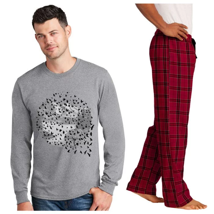 Crow Medicine Meaningful Gift Long Sleeve Pajama Set