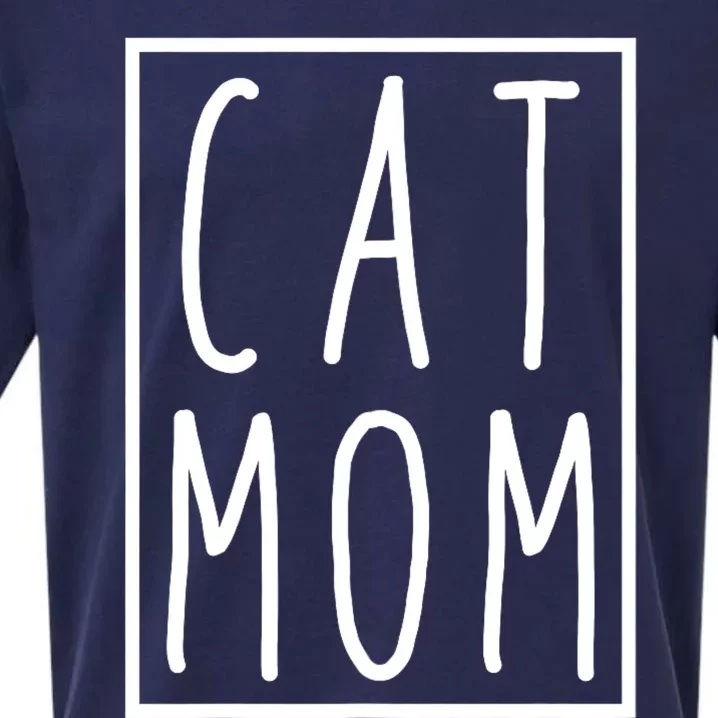 Cat Mom Mothers Day Cat Mother Sueded Cloud Jersey T-Shirt