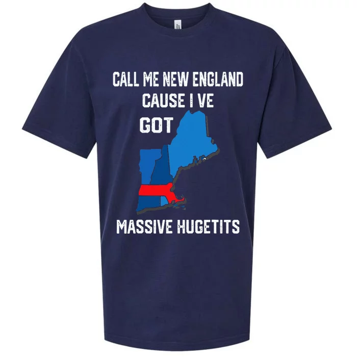 Call Me New England Cause I Ve Got Massive Hugetits Sueded Cloud Jersey T-Shirt