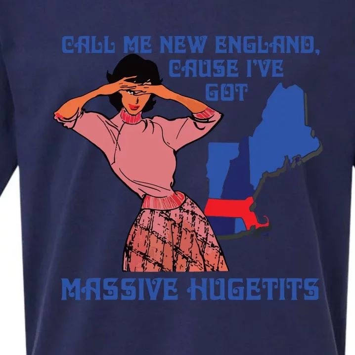 Call Me New England Cause I Ve Got Massive Hugetits Sueded Cloud Jersey T-Shirt