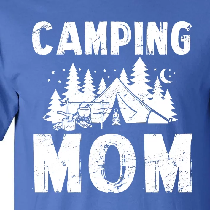 Camping Mom Nature Outdoor Activity Campfire Camper Great Gift Tall T-Shirt