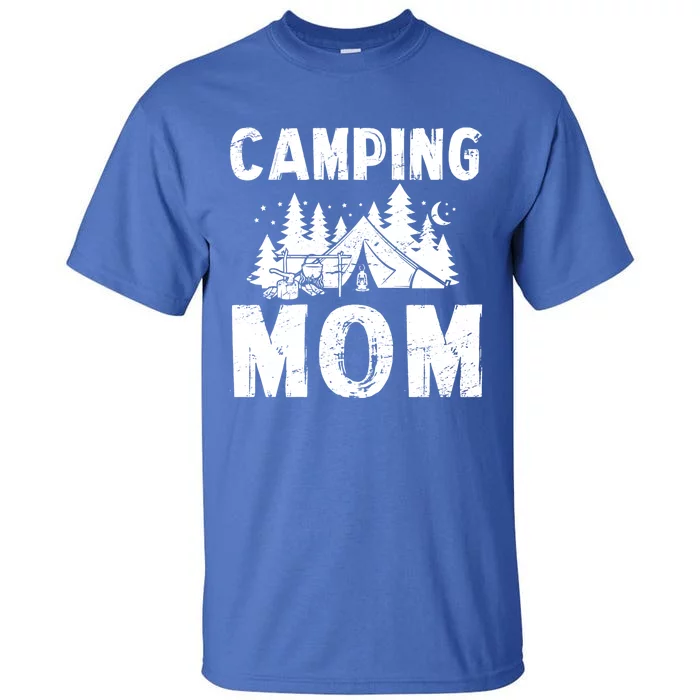 Camping Mom Nature Outdoor Activity Campfire Camper Great Gift Tall T-Shirt