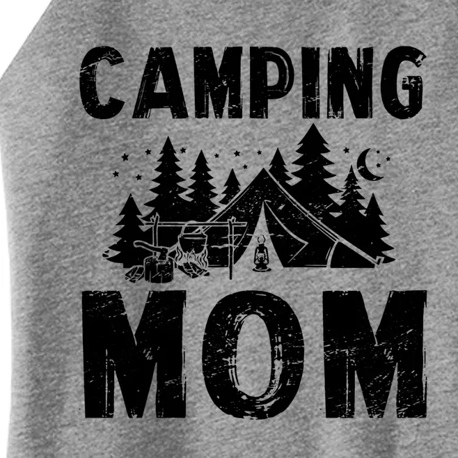 Camping Mom Nature Outdoor Activity Campfire Camper Great Gift Women’s Perfect Tri Rocker Tank