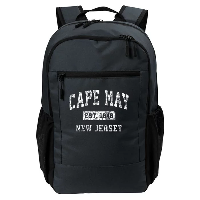 Cape May New Jersey Nj Vintage Established Sports Design Daily Commute Backpack