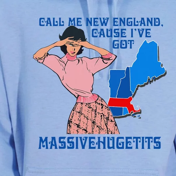 Call Me New England Cause I Got Massivehugetits Unisex Surf Hoodie