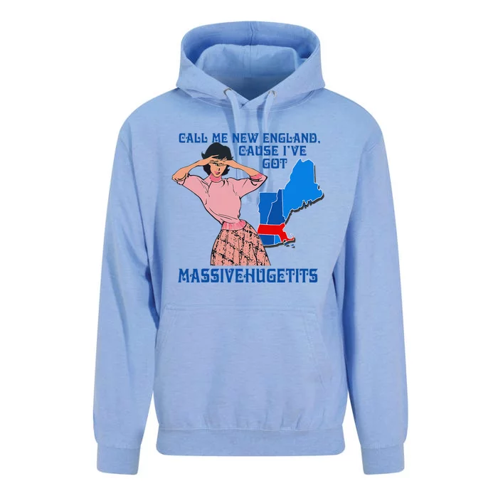 Call Me New England Cause I Got Massivehugetits Unisex Surf Hoodie