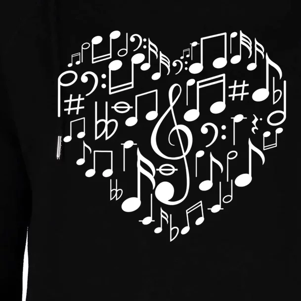 Cool Music Note Art For Men Women Music Musical Note Lover Womens Funnel Neck Pullover Hood