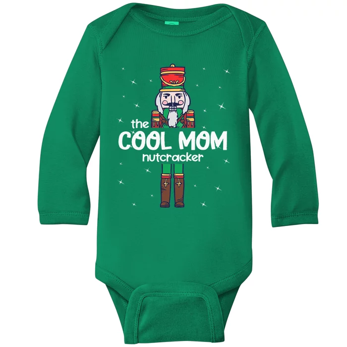 Cool Mom Nutcracker Family Matching Baby Long Sleeve Bodysuit