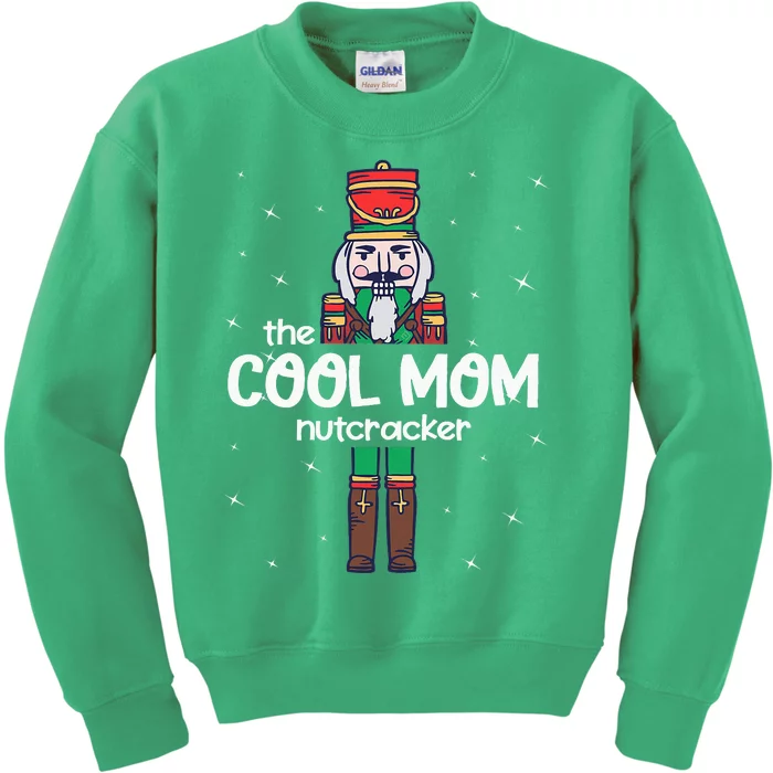 Cool Mom Nutcracker Family Matching Kids Sweatshirt