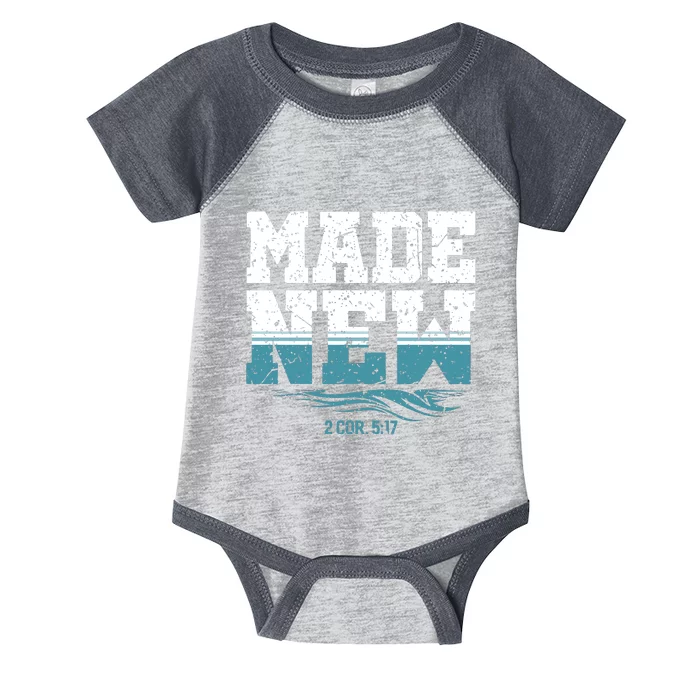 Christian Made New Baptism Infant Baby Jersey Bodysuit