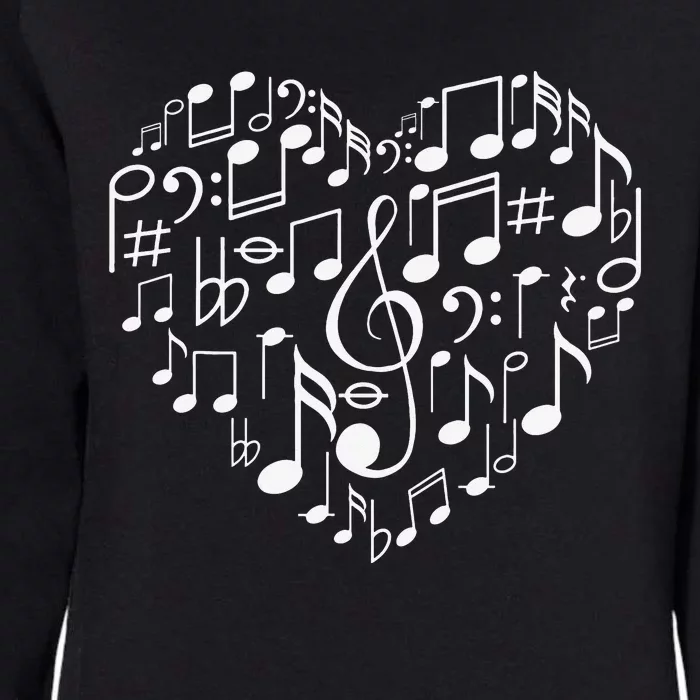 Cool Music Note Art For  Music Musical Note Lover Womens California Wash Sweatshirt