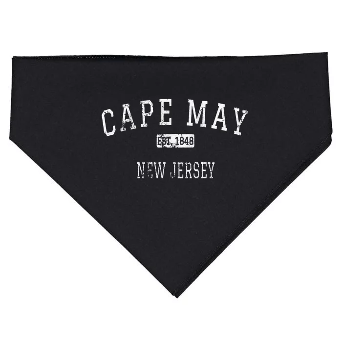 Cape May New Jersey Nj Vintage USA-Made Doggie Bandana