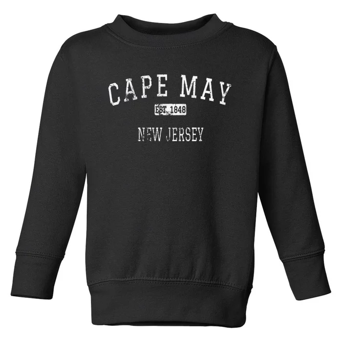 Cape May New Jersey Nj Vintage Toddler Sweatshirt