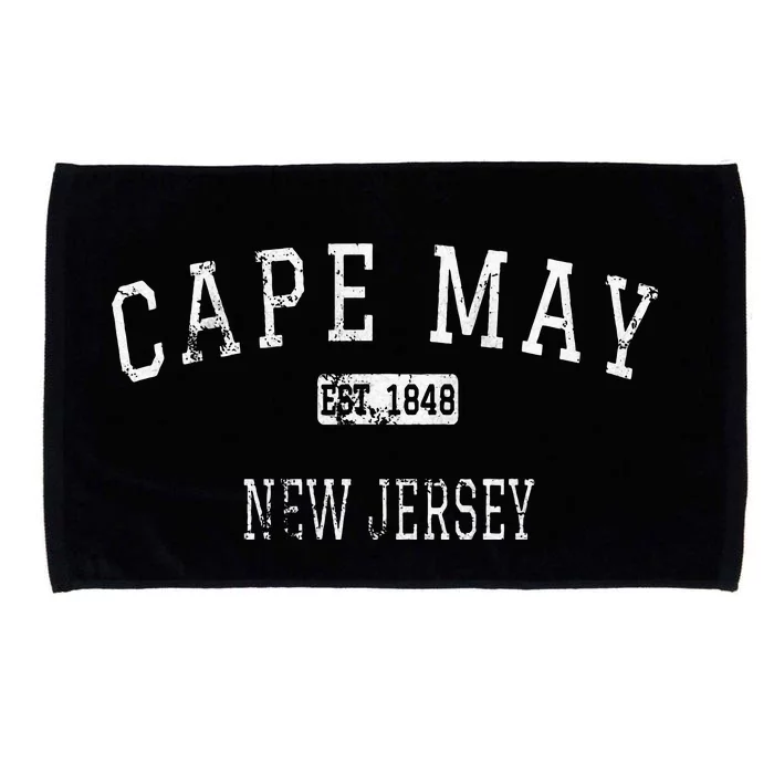 Cape May New Jersey Nj Vintage Microfiber Hand Towel