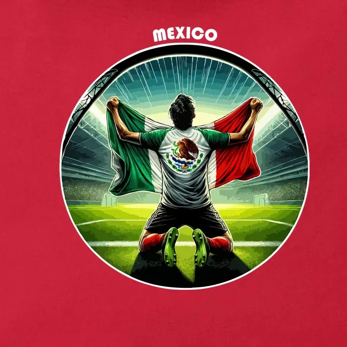 Cool Mexico National Soccer Team With Flag Zip Tote Bag