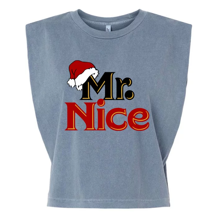 Christmas Mr Nice Garment-Dyed Women's Muscle Tee