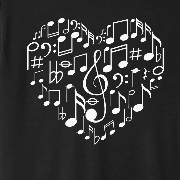 Cool Music Note Art For  Music Musical Note Lover ChromaSoft Performance T-Shirt