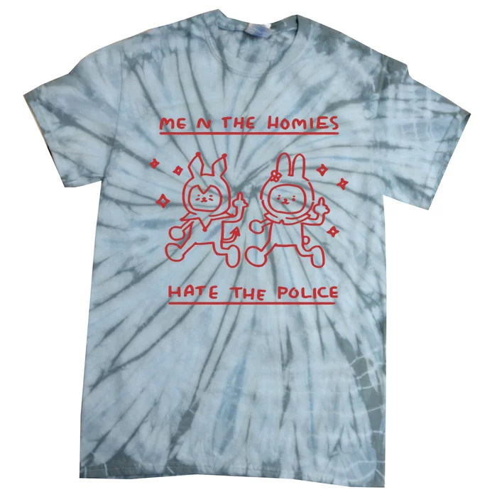 Cherrykitten Me N T.H.E Homies Hate The P.O.L.I.C.E Tie-Dye T-Shirt