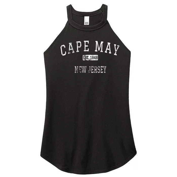 Cape May New Jersey Nj Vintage Women’s Perfect Tri Rocker Tank