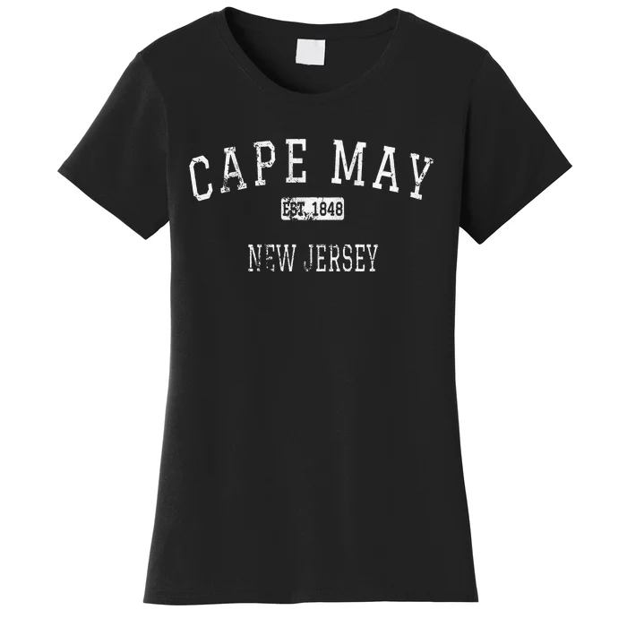 Cape May New Jersey Nj Vintage Women's T-Shirt