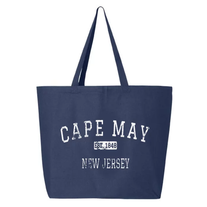 Cape May New Jersey Nj Vintage 25L Jumbo Tote