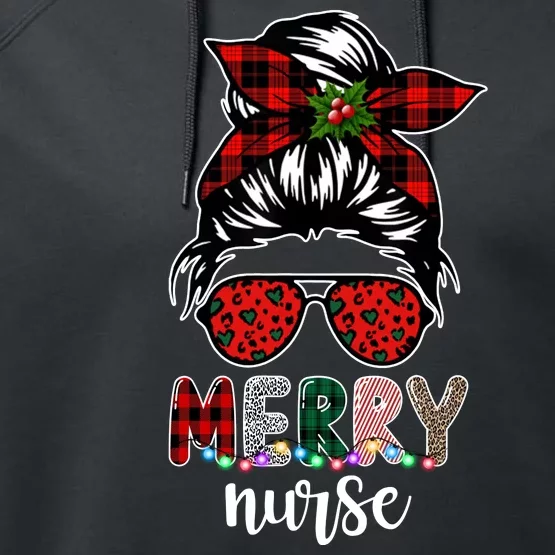 Cute Merry Nurse Christmas Performance Fleece Hoodie