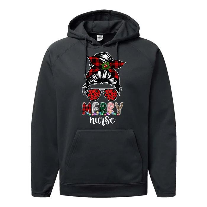 Cute Merry Nurse Christmas Performance Fleece Hoodie