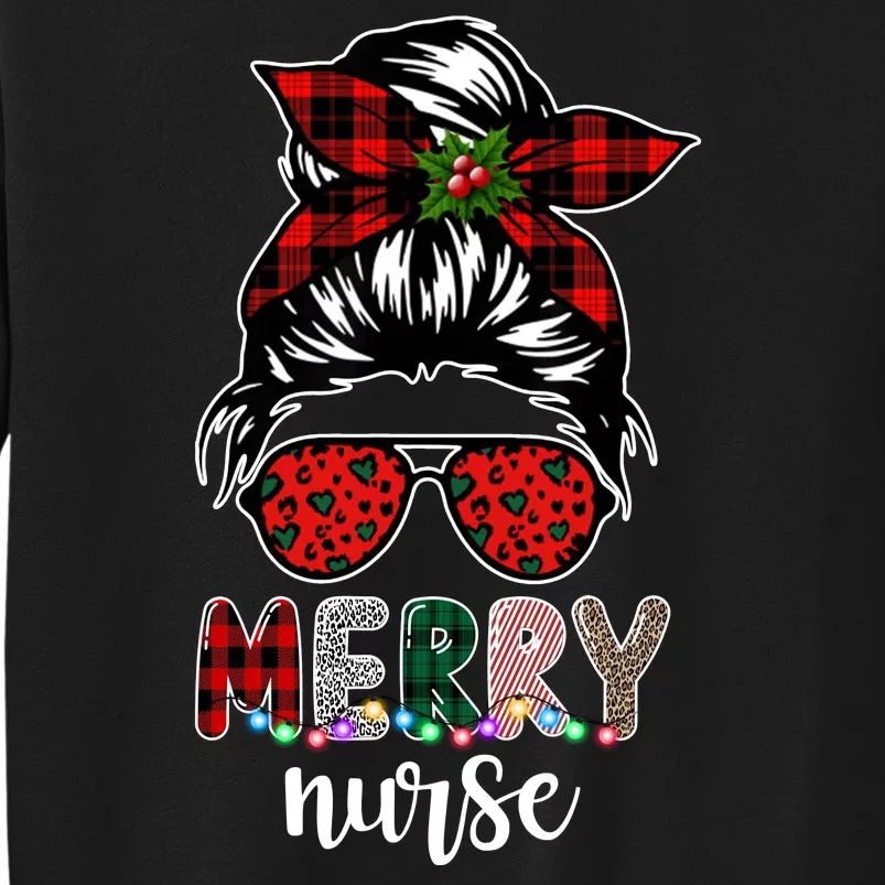 Cute Merry Nurse Christmas Sweatshirt