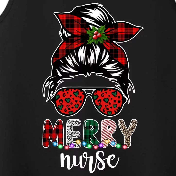 Cute Merry Nurse Christmas Performance Tank