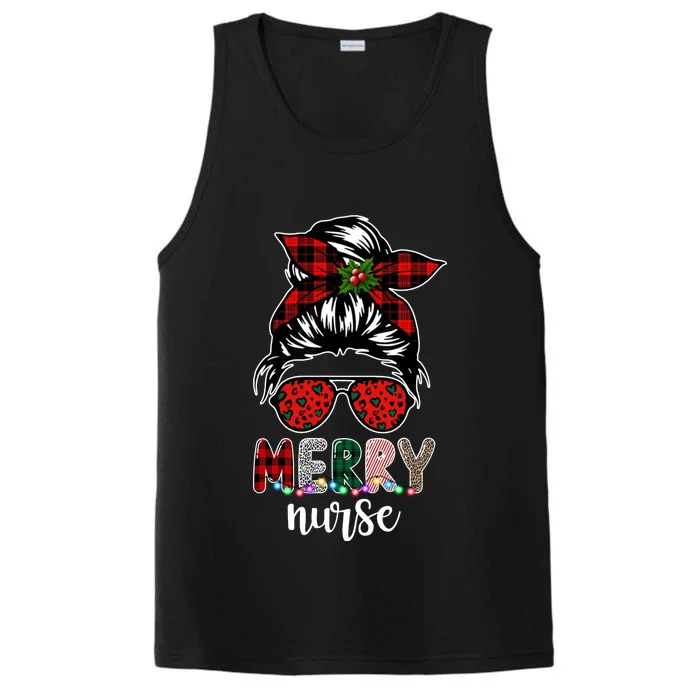 Cute Merry Nurse Christmas Performance Tank