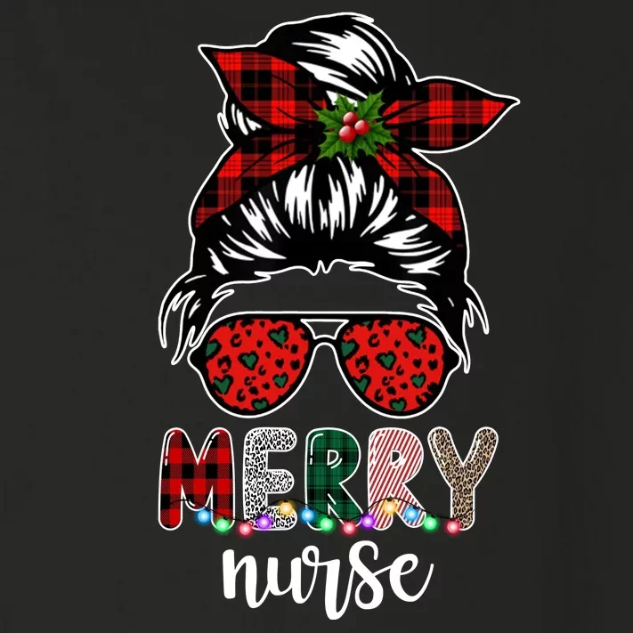 Cute Merry Nurse Christmas Toddler Long Sleeve Shirt