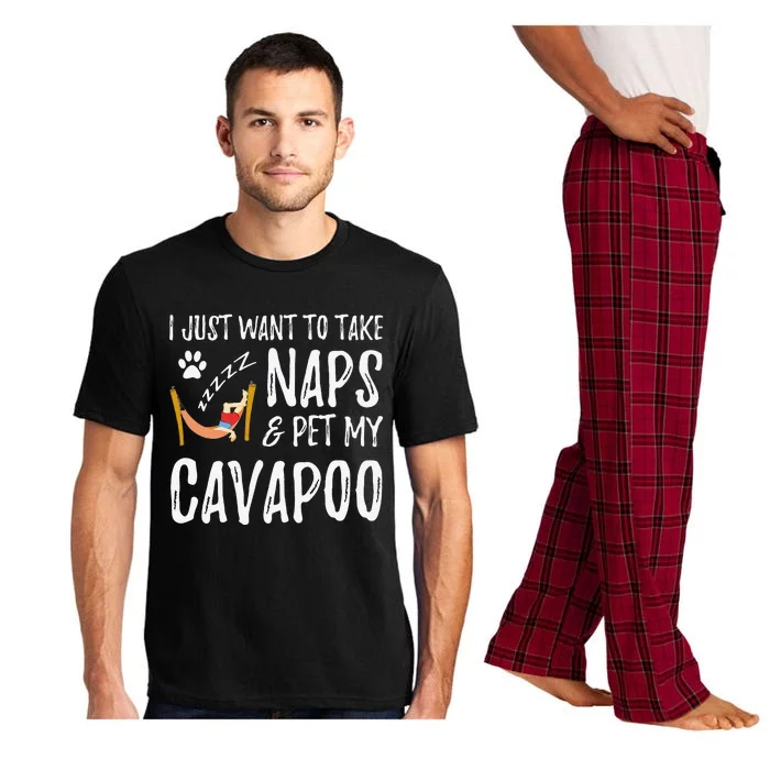 Cavapoo Mom Nap Funny Dog Mom Gift Idea Pajama Set